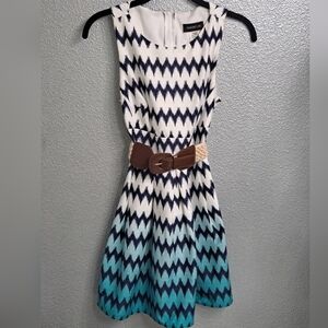 Teeze Me Juniors Ombre Sleeveless Mini Dress   Size 3
